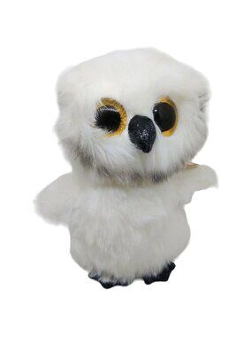 Ty Beanie Boos Austin 6 inch Plush white barn owl nwt